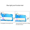 Lunettes de soleil verres de blocage de lumière bleue Eyeglasse car cadre en alliage Men de jeu anti-rayonnement Eyewear Ultralight
