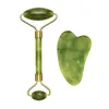 Face Massager Epack Jade Roller Gua Sha Scrap Tool Set Aging Facial Masr Authentic Stone For Face Natural F Drop Delivery 2021 Health Dhaer