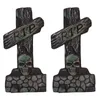 Decorazioni da giardino Halloween Tombstone Tombstones Yardstakes Segno di strappo Casa stregata Decorazioni del cimitero Statue dell'orrore Spettrale all'aperto 220908