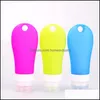 Cosmetic Organizer 38Ml 60Ml 90Ml Portable Sile Filling Bottle Travel Men Women Shampoo Bath Tourism Cosmetics Organizer Silica Gel P Dhpbs