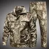 Survêtements pour hommes Motif Python Armée Uniforme Camouflage Survêtement Combinaison de protection du travail Combinaison résistante à l'usure Ensemble de jogging extérieur 220908