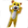 Remise Usine vente ours jaune mascotte Costume déguisement Halloween carnaval Costumes taille adulte