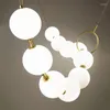 Anhängerlampen moderne LED -Stein Hanglamp Hanging Lampe Affe Küchenküche Kommerzielle Beleuchtung Licht Schlafzimmer Wohnzimmer