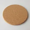 10cm Dia 5mm thin Round pads Natural Cork Coasters Wine Drink Coffee Tea Cup Mats Table Pad For Home Office Kitchen