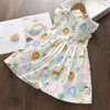 Abiti da ragazza Melario Baby Girl Dolce Abiti Sweet Fashion Cartoon Estate Baby Cartone Carne