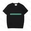 Designer maschi casual centestra crea creativa g -maglietta solida tshirt traspirato slim cow collo maniche corta maglietta maschio tee nero verde