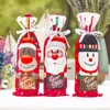 Altri articoli per feste di eventi FengRise Decorazioni natalizie per la casa Babbo Natale Copri bottiglia di vino Pupazzo di neve Porta regali Decorazioni natalizie Anno 220908