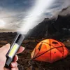 USB wiederaufladbare Mini-LED-Taschenlampe, superhell, 3 Modi, Cob XP-G Q5 Taschenlampe, wasserdicht, tragbar, für Camping, Nachtlicht J220713