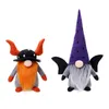 Decoração de festa Halloween decoração de bonecas gnome sem rosto decoração de boneca para lareira janela halloween presente de férias para lareira prateleira de janela 220908