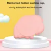 Flatware Sets 3D Cow Silicone Baby Feeding Plate Kids Bowl Kitchenware Suction Children's Tableware Compartment Dishes For Eating