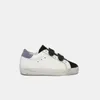 White Italy Buty dla dzieci Size Casual Classic Dir-Dirty Golden Glitter Snotling Sneakers Bicolor Skórzana gwiazda i metal na pięcie