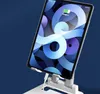 Al-Legierung Tablet Ständer Halter für iPhone iPad Pro Air Verstellbares Zubehör unterstützt 4-12,9 Zoll für Huawei Samsung Xiaomi Metallbasis