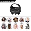 Hair Brushes L Scalp Masr Shampoo Brush Sile Scrubber For Exfoliating Imp Growturple Black Drop Delivery 2022 Topscissors Amlse