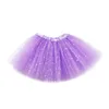 어린이 Tutu 드레스 의류 스타 스팽글 메쉬 스커트 공연 Tutu Three Layer Pettiskirt Princess Ballet Petticoat 20220908 E3