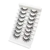 Wimpers 8 paren 6d faux nerts wimpers natuurlijke valse wimper pluizige make -up wimper extensie groothandel make -up tools