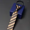 Бобовые галстуки мода формальная 5см точная молния за молнии бренда высококачественная мужская бизнес -работа классическая голубая голубая шея для мужчин