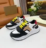 Designer Check Cotton Sneakers Vintage Casual Shoes Men Women Striped Shoes Lace-up Trainers Platform Shoe