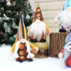 Christmas Decorations Athletic Dwarf Rudolph Faceless Santa Claus Ornaments 2022 Merry Decor For Home Desktop Window Gifts