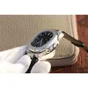 Watch for Men Automatic Mechanical Luxury Moon Stars 40mm Black Dial Leather Strap 1 Replica