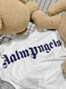 남자 T 셔츠 팜 앵글 남성 여성 디자이너 T 셔츠 여자 짧은 소매 티셔츠 여름 곰 머리 곰 브랜드 어린이 느슨한 반 t