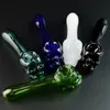 Mini tubos de queimador de óleo de óleo de 4 polegadas de 4 polegadas fumando tubos de caveira estilo manual manuais bongs de vidro inebriantes acessórios de fumantes