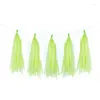 Украшение вечеринки 5pc/lot color paper tassel 12 35см Красный розовый белый романтический день рождения свадьба на День святого Валентина Колокация воздушного шара.