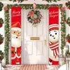 الحفلات الأخرى لحفلات عيد الميلاد لعبة GNOME DOOR BANNER DERRY DERIRATION FOR Home Cristmas Hanging Ornaments Noel Navidad XMAS GIF 220908