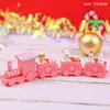 Forniture festive Decorazioni per torte di Natale Ornamenti Net Celebrity Train 2022 Merry Xmas For Home Happy Birthday Party Kids