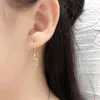 Dangle Earrings 925 Sterling Silver Earring Fashion Cute Snake Short Pendant Drop Personality Trend Woman Girl Ear Jewelry1831553