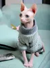 Chat Costumes Vêtements Hiver Chaud Doux s Hoodies Pyjamas Sphynx Pull Sphinx Chaton Fournitures Pour s 220908