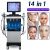 Effet direct Hydra Machine faciale Dermabrasion peelig Nettoyage de la peau Traitement du visage Ultrason RF Microdermabrasion Pistolet à oxygène