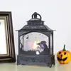 Halloween Toys 2023 Halloween Decoratie Led kaarsen licht vintage heksen kasteel pompoen spook hangende led lantaarn lamp haloween feestbenodigdheden 220908