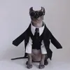 Cat Costumes Sphynx Hairless Cat Clothes Sphinx Devon Autumn Winter English Dress Wedding Suit Pet Gentleman Handsome Cool Coat 220908