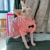 Costumi per gatti Abbigliamento per cani Carino Sfinge gatto senza peli Vestiti Devon Rex Abiti estate sottile Abiti da principessa Sphynx floreali per animali domestici 220908