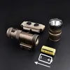 Acessórios táticos Rein 2.0 Micro kit 1300lumens lanterna de metal com interruptor de função dupla ajuste de 20 mm Picatinny Rail Airsoft Wadsn Arma Light