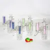 Hookahs 14mm Coletores de Cinzas de Vidro com Tigelas de Vidro 45 90 Graus Ashcatcher Pneu Percoladores para Bongs de Água Oil Dab Rigs6452507