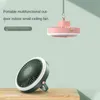 Electric Fans New Mini Ceiling Fan USB Desk With Night Light Office Student Tent Rechargeable Fans Portable Outdoor Wall Electric Fan T220907