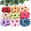 Faux Floral Greenery 6 Pcsparty Handmade Slik Carnatio Boudket Flower Flowers for Wedding Decoration Party DIY Scrapbooking Craft Fake Flowers J220906