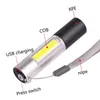 USB wiederaufladbare Mini-LED-Taschenlampe, superhell, 3 Modi, Cob XP-G Q5 Taschenlampe, wasserdicht, tragbar, für Camping, Nachtlicht J220713