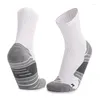 Meias esportivas 3 pares Men Toalha Bottom Socha Athletic Meia Athletic Braneca Cinza Cinzenta Corra Jogagem Executa