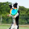 Dog Toys Chews Cloth Flying Saucer Wear-Resistant Outdoor Catch and Toss Throw Disc Toy Lightweight for Pet Group Play Dog Supplies Pet Product 220908