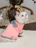 Chat Costumes Vêtements Hiver Chaud Doux s Hoodies Pyjamas Sphynx Pull Sphinx Chaton Fournitures Pour s 220908