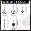 Keychains L auto onderdelen Model Key Ketens Set stuurwiel metalen sleutelhanger Tyre Tyre Sim veer Handmatige transmissie schakelhendel Carshop2006 AMAE9