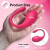 Massaggiatore giocattolo sessuale Draadloze Bluetooth g Spot vibratore vibratore per Vrouwen App Afstandsbediening Dragen Vibrerende Ei Clit Vrouwelijk2165984