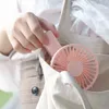 Electric Fans Handheld Personal Mini Fan USB Rechargeable Portable Fan Cooler With Strap Adjustable 3 Speed For Office Outdoor Travel T220907