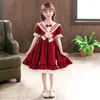 Vestidos de menina adolescente arco princesa estilo faculdade de festa infantil de festa de aniversário para feminino figurin figurino espanhol lolita