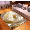 Tapis 3D herbe imprimé fleuri salon tapis maison salon tapis doux flanelle chambre salle à manger cuisine tapis paillasson