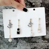 Stud Earrings Letter Love Long Temperament Pendant Square Earring For Woman