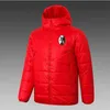 SC Freiburg Men's Down Koodie Jacket Winter Leisure Sport Pat