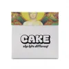 Stock In USA 1.0ml Cake Full Glass Ceramic Atomizers Disposable Vapes Pen Cartridgesv Press On Ceramic Coil Packaging Starters Kits Vaporizers 10 Strains